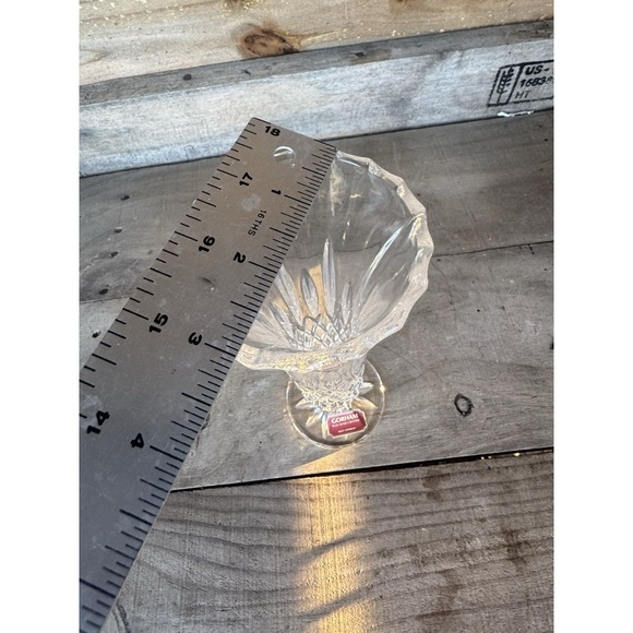 VTG Gorham Crystal King Edward 8'' Bud Vase Made in West Germany‎ - Picture 10 of 10